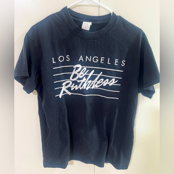 Ruthless Los Angeles Black short sleeve graphic T-shirt Men’s M - Picture 2 of 6